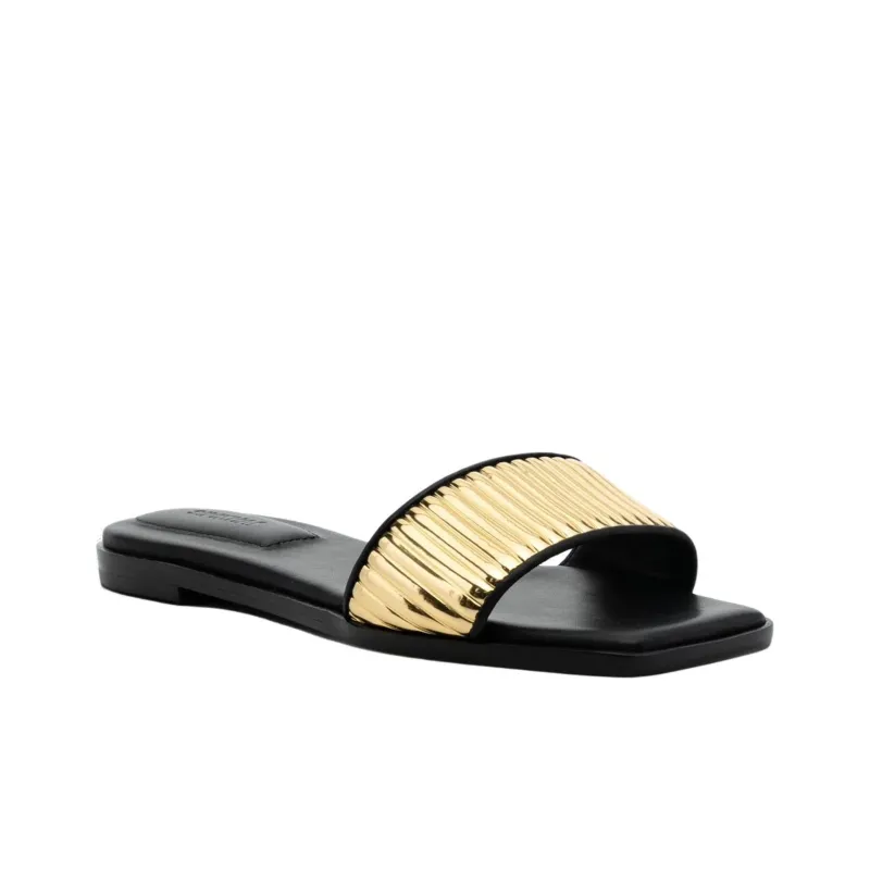 Simkhai Carter Leather Slides-2