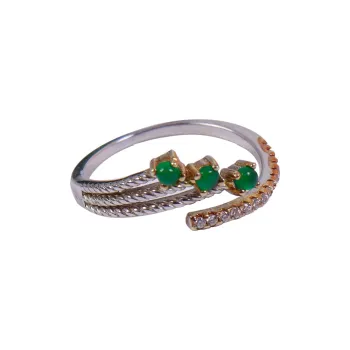 Viola Ice Glutinous Jadeite Rings Women's