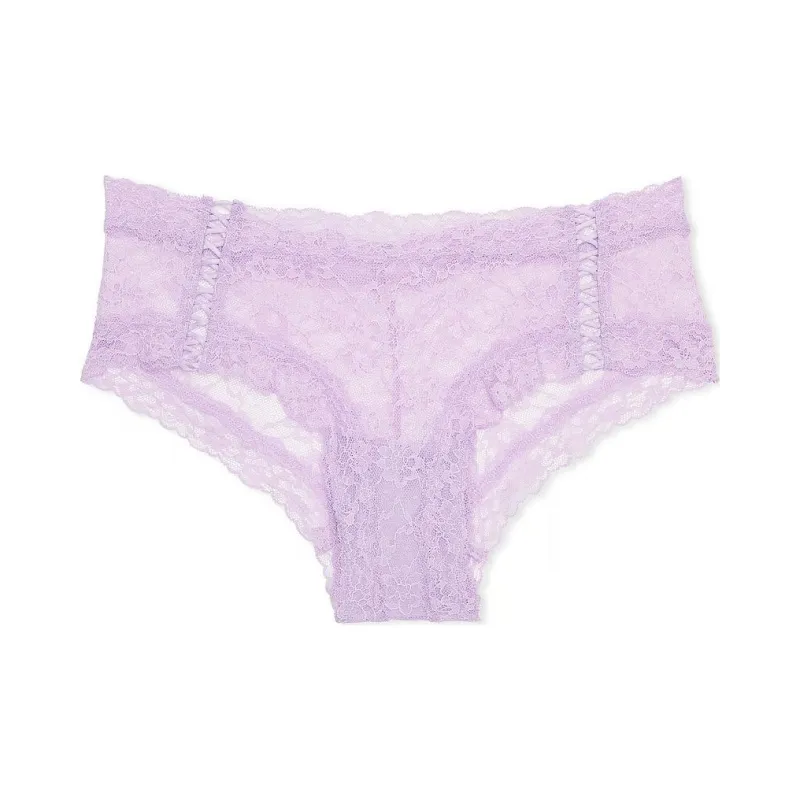 Victoria's Secret PINK THE LACIE Lace Cheeky Panty/Unicorn Purple Underpants Women's 1 Pack-0