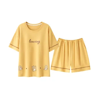 GOSO Pajama Set Women's Yellow Shades