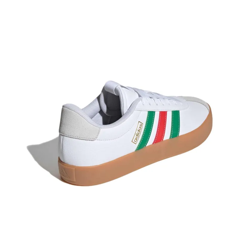 Adidas Vl Court 3.0 Cloud White Green Red-3