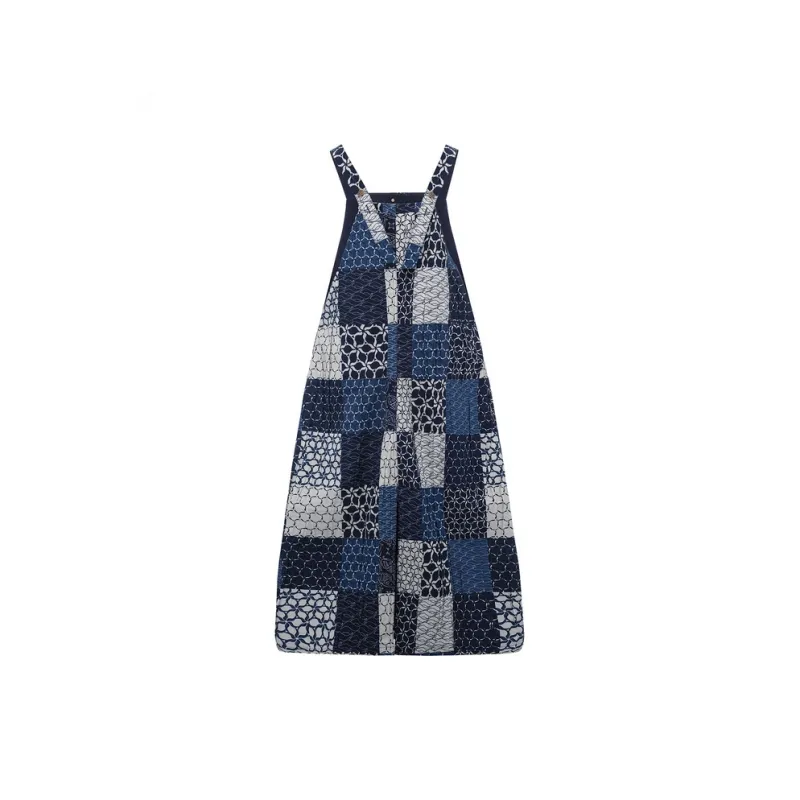 LI NING 1990 Classic Collection Slip Dress Women's Dark Iris Blue-1