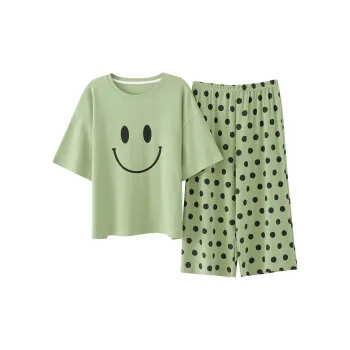 GOSO Pajama Set Women's Green Shades