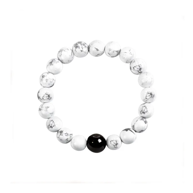 Strange Snow Obsidian Bracelets Unisex-1