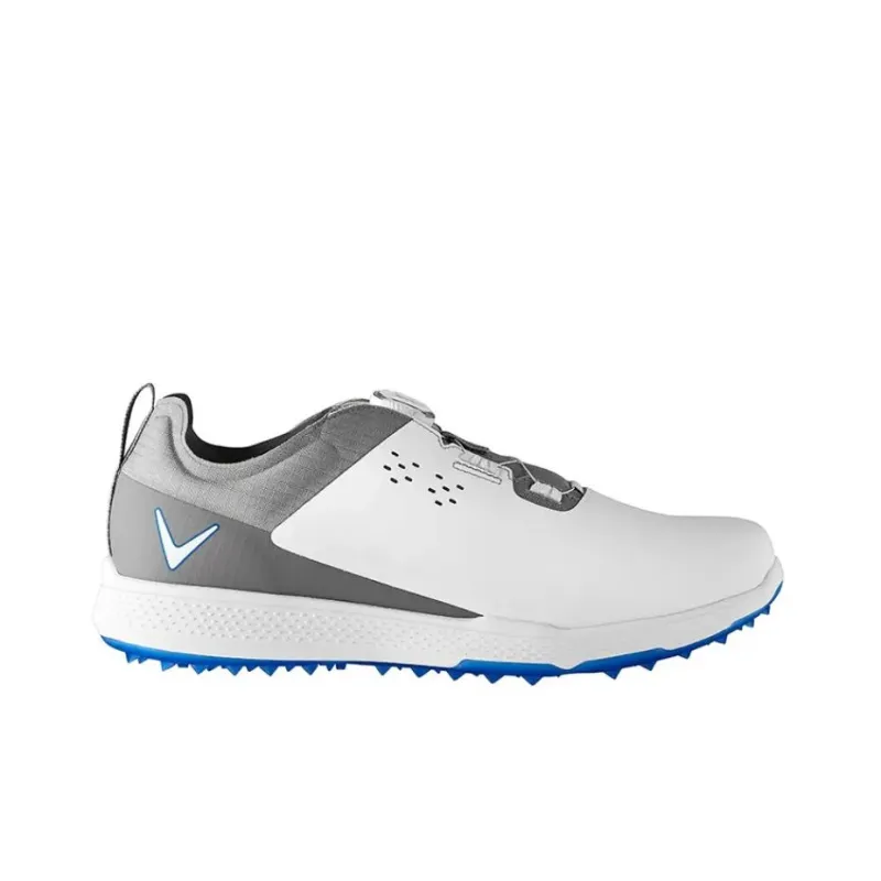 Callaway Cushioning Low-Top Golf Shoes Men's White Gray-1