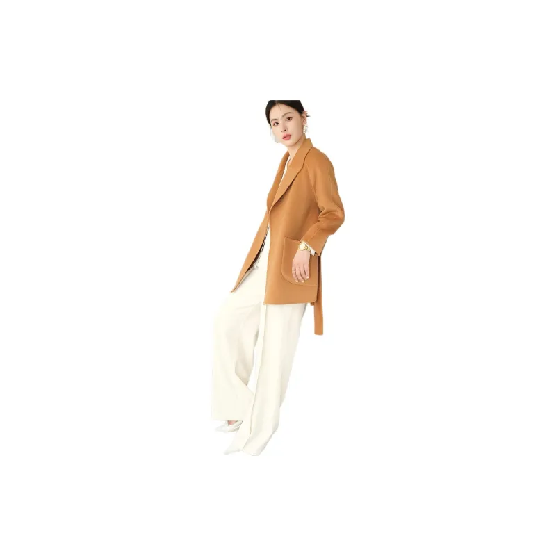 Emodues Coats Women's Camel-5