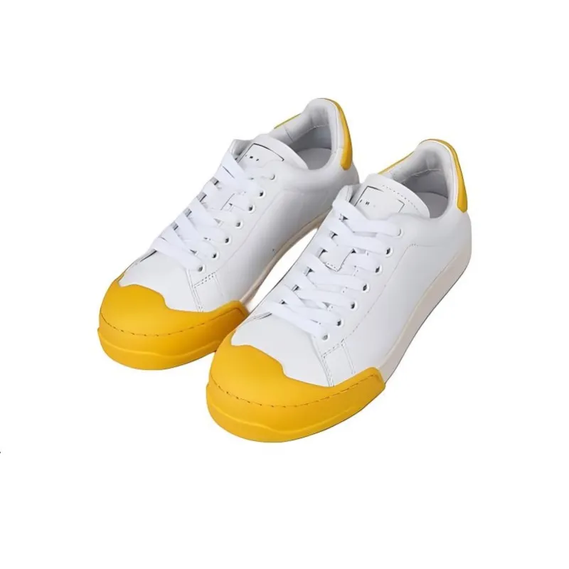 MARNI Low Top Skateboard Shoes Men's White-2