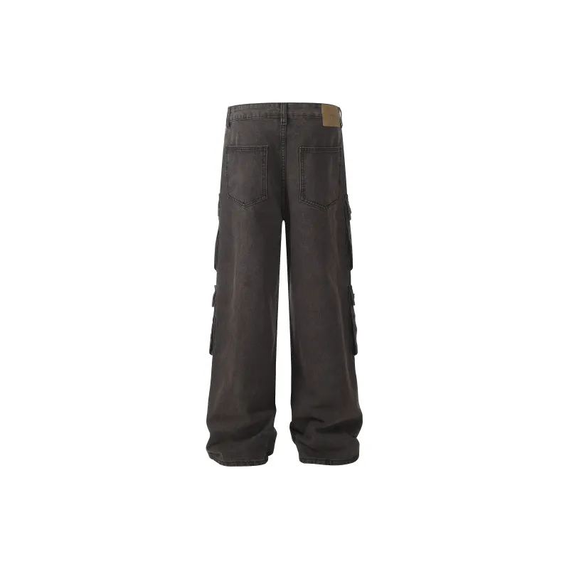 WELTER EXPERIMENT Jeans Unisex Black Brown-1