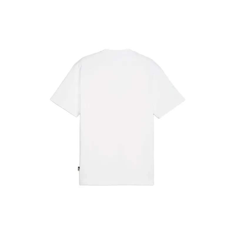 PUMA Nostalgia T Shirts Men White-1