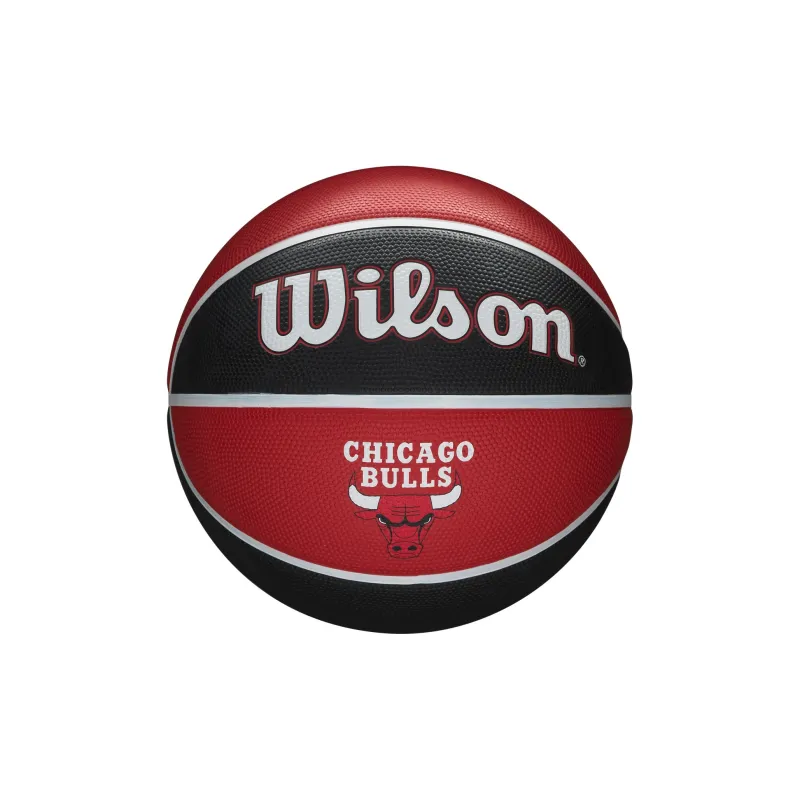 NBA Rubber Basketball Black Red Size 7 Training Unisex-0