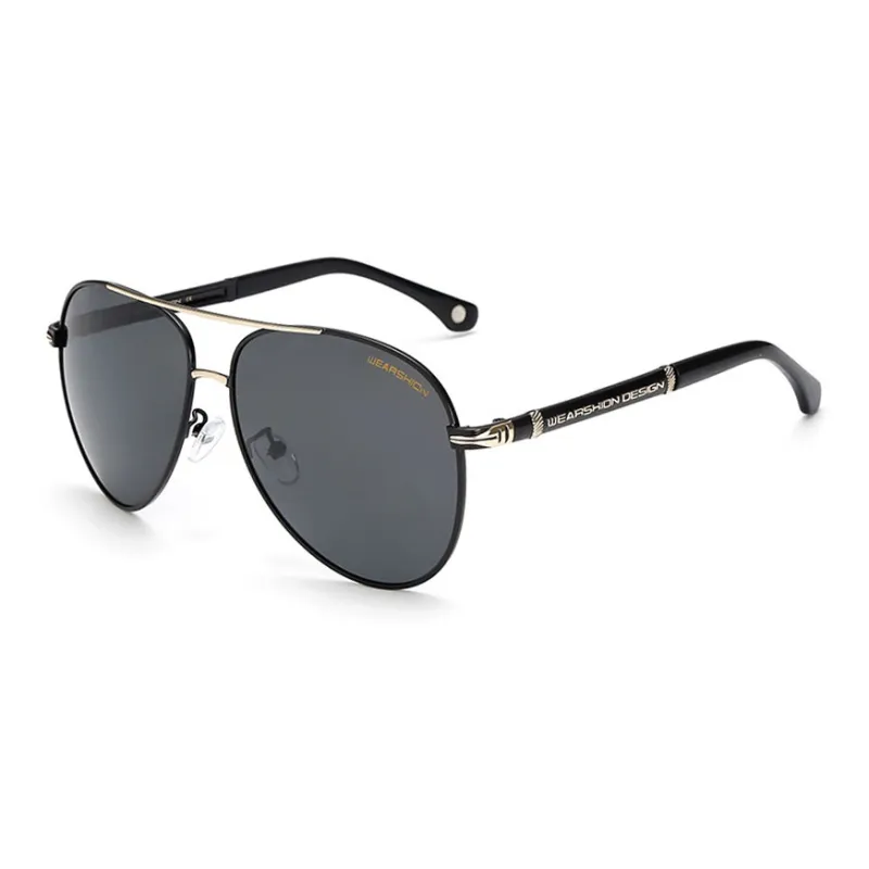 Thunder Pailong Alloy Aviator Sunglasses Unisex-2
