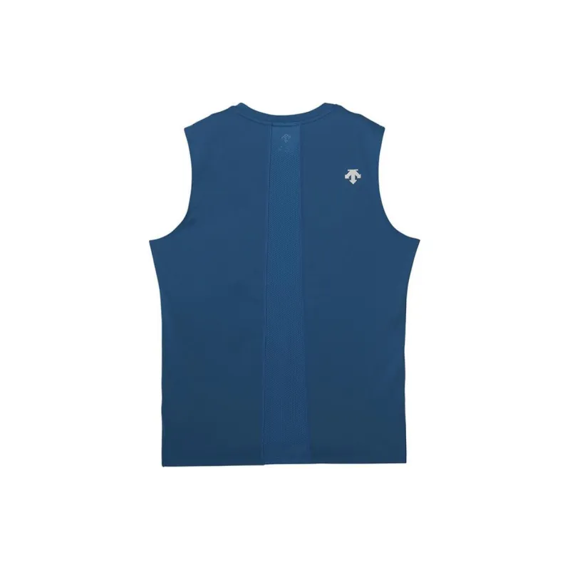DESCENTE Shirt Men's Regimental Blue-1
