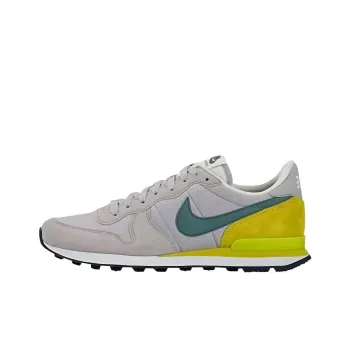Nike Internationalist Durable Breathable Low-Top Running Shoes Unisex Gray Yellow