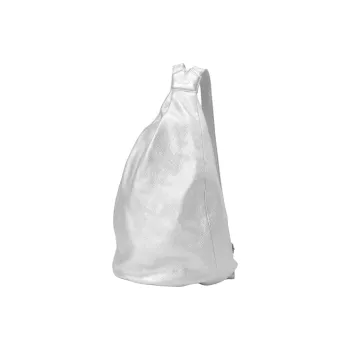 Yohji Yamamoto Cow Leather Backpack Unisex Silver