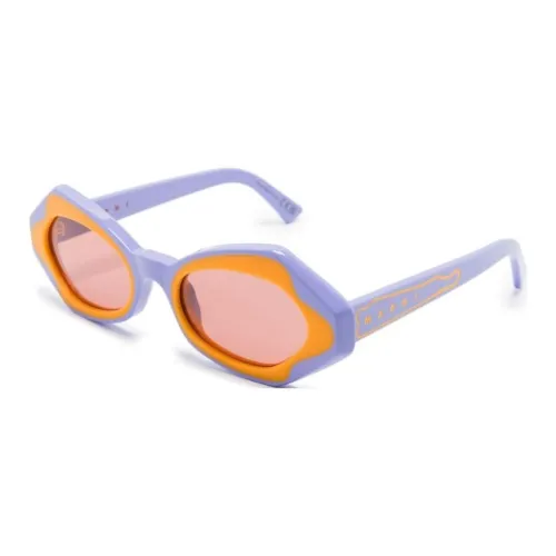 MARNI Eyewear Unlahand Geometric-frame Sunglasses