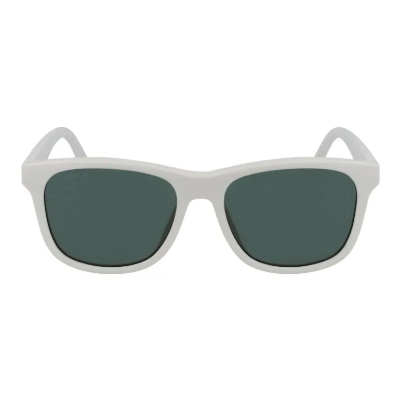 LACOSTE Rectangular Sunglasses Unisex White-0