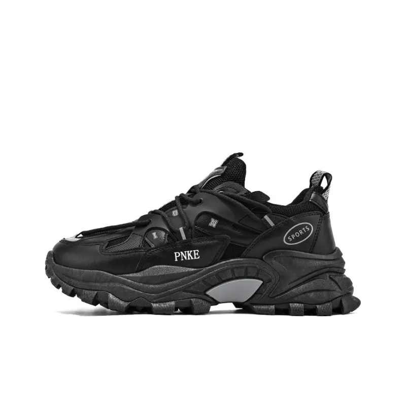 PNKE Anti-Slip Wear-Resistant Breathable Height Increasing Low-Top Chunky Sneakers Men's-7
