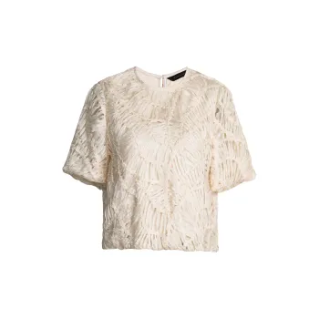 ROEYSHOUSE T Shirt Women's Beige Apricot