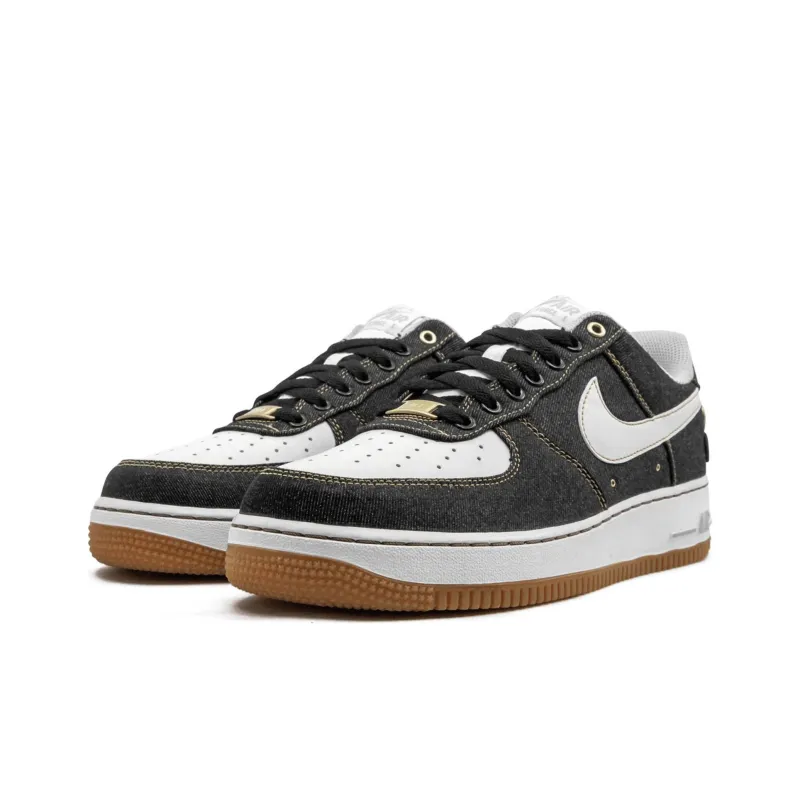 Nike Air Force 1 '07 Low Black Denim-1