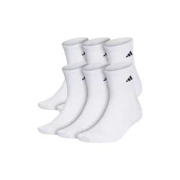 Adidas Free Shipping With AdiClub Athletic Cushioned Quarter Socks 6 Pairs Xl