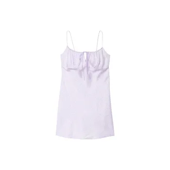Victoria's Secret PINK TENCEL™ SLIP DRESS/Pastel Lilac Ditsy Floral Nightgown Women's Light Purple