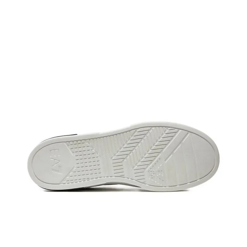 EMPORIO ARMANI Logo Patch Panelled Lace Up Sneakers-5