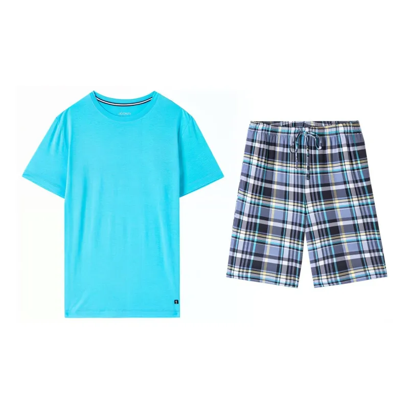 JOCKEY Pajama Set Men's Blue Gray-0