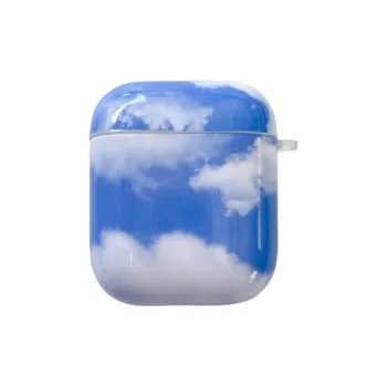 CORBELLATI Suitable For Apple Airpods 1/2/3/pro1/2 TPU Blue Sky And White Clouds Headphone Cases