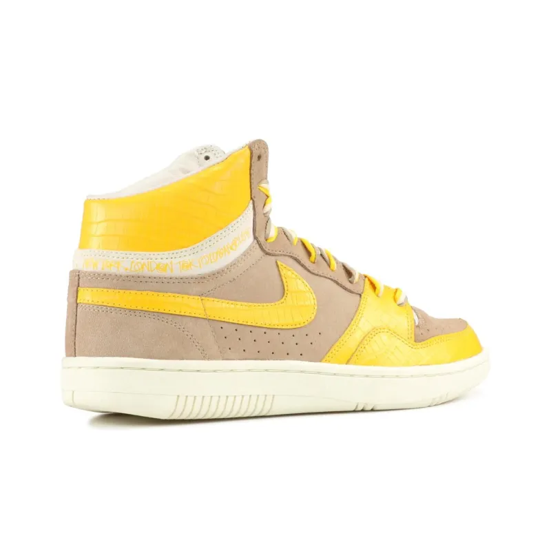 Nike X Stussy Court Force Hi 'Yellow Beige'-3