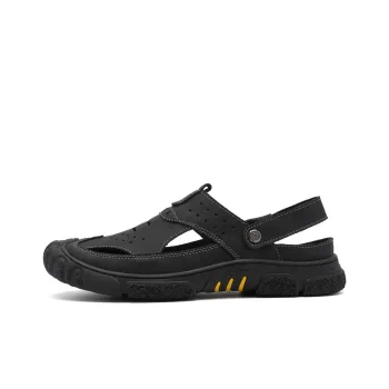 TRUMPPIPE Beach Sandals Men's Black