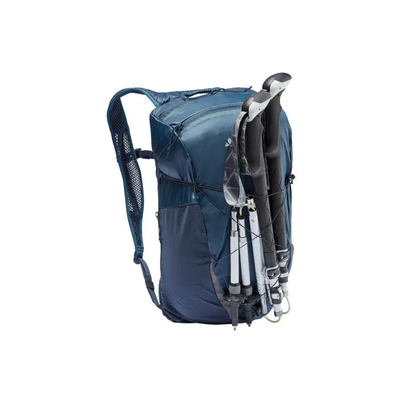 VAUDE Recycled Polyester Polyamide Polyurethane PU Outdoor Hiking Bag Backpack Unisex Sea Blue-6