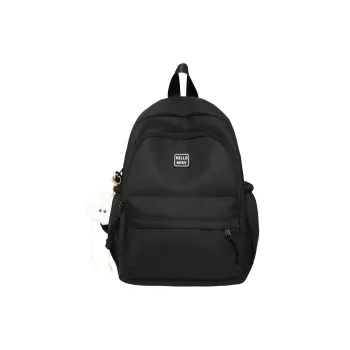 Travel Nylon Backpack Regular Unisex Black/White/Pink/Green/Yellow