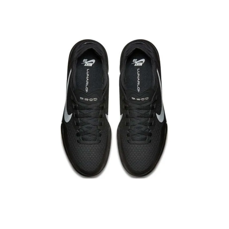 Nike Paul Rodriguez 8 Black Metallic Silver White-2