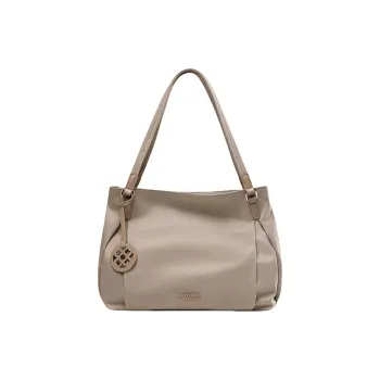 LEFF Fabric Shoulder Bag Regular Women's Milk Tea Apricot
