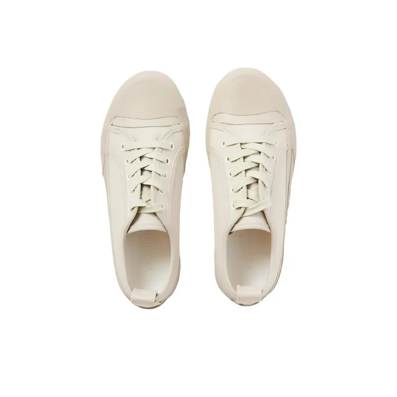 STUDIO NICHOLSON Byrd Low-Top Canvas Shoes Unisex Ecru-3