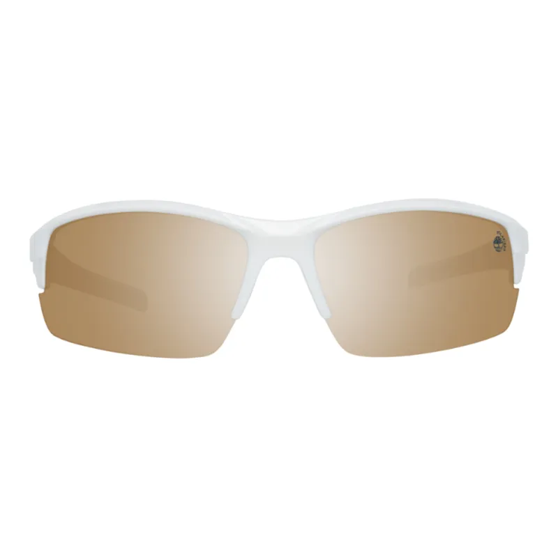 Timberland Plastic Rectangular Sunglasses Men's White-1