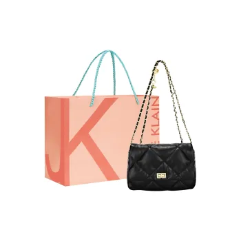 JANE KLAIN Synthetic Leather Crossbody Bag Shoulder Bag Regular Women's Black