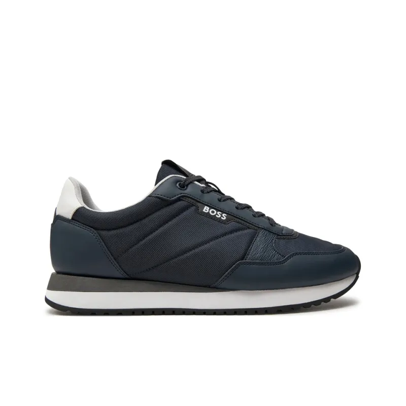BOSS Panelled Logo-print Sneakers-1