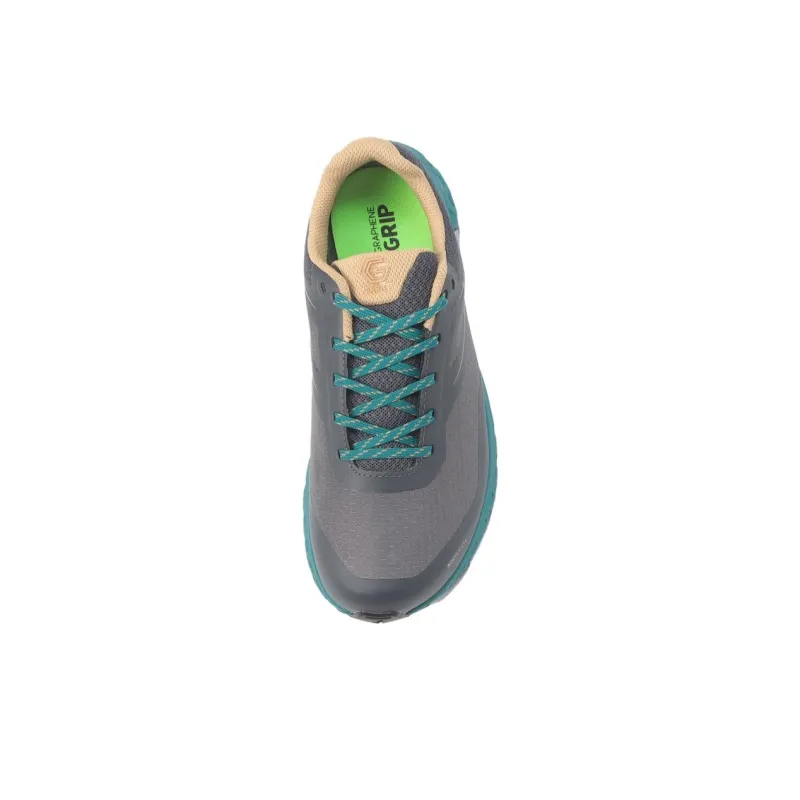 INOV-8 Cushioning Anti-Slip Wear-Resistant Breathability Low-Top Hiking Shoes Women's Gray Blue-2