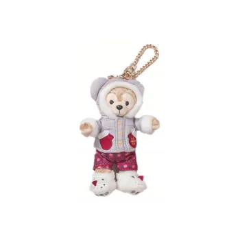 Disney 2021 Christmas Duffy Keychain Dolls Plush Doll Shanghai Disney