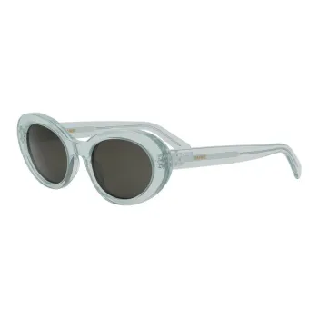 CELINE Acetate Cat Eye Sunglasses Women's Green