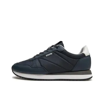 BOSS Panelled Logo-print Sneakers