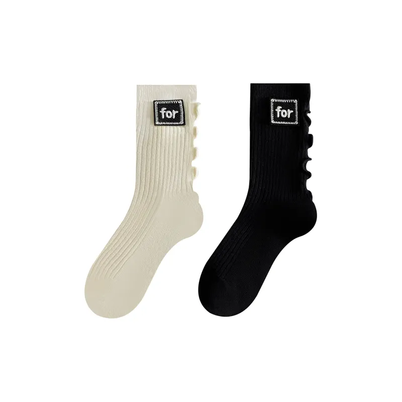 XXLLG Mid Calf Socks Women's 2 Pack-6