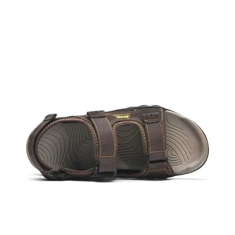 Jeep Beach Sandals Men Black-3