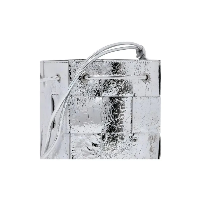 Bottega Veneta Cassette Strapped Mini Bucket Bag-3