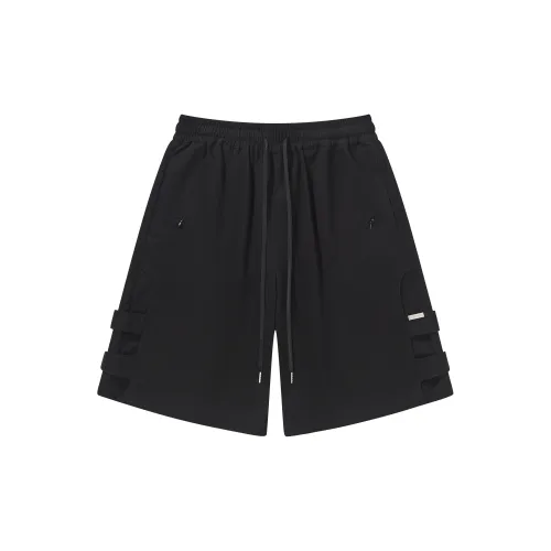 HARSH AND CRUEL Cargo Shorts Unisex Black