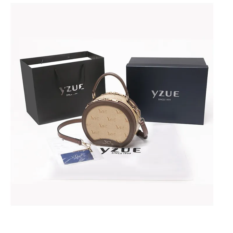 YZUE Pvc Crossbody Bag Women's Coffee-1