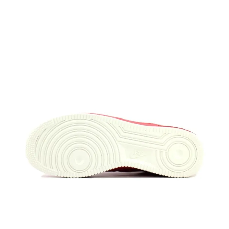 Nike Air Force 1 Low '07 LV8 Woven Gym Red White Chrome-4