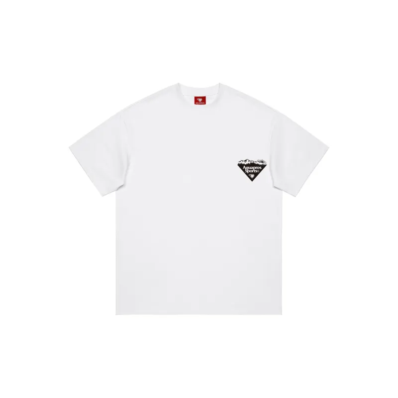 AQUAPROS T Shirts Unisex White-1