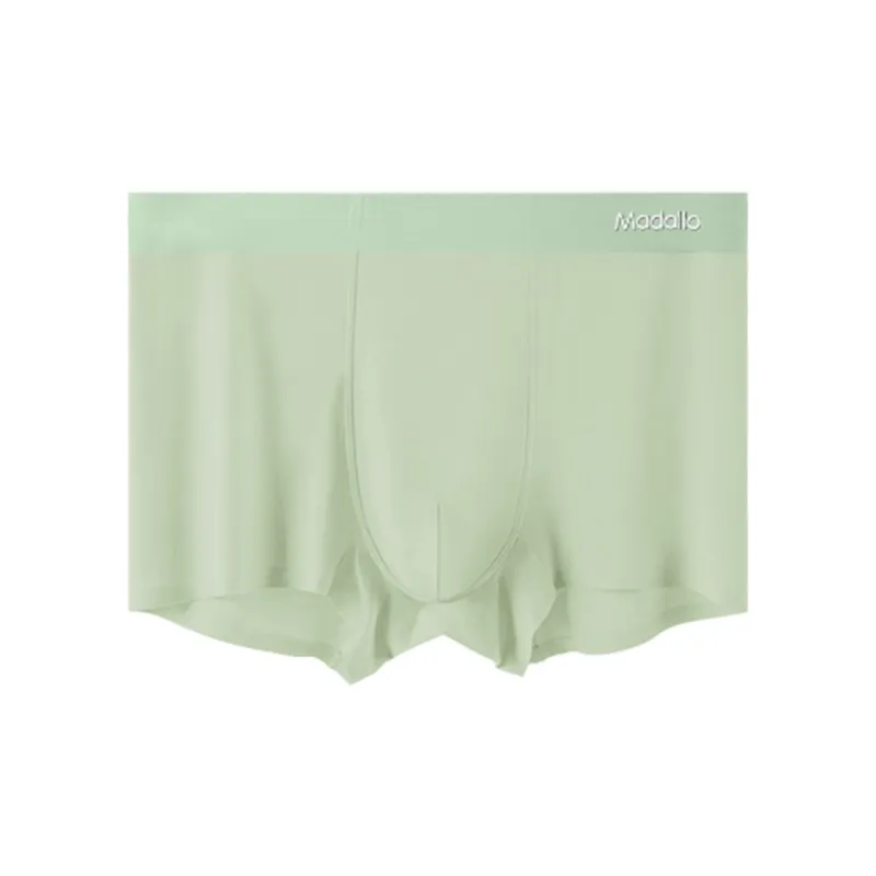 MADALLO Underpants Men's 1 Pack Light Gray Green-0